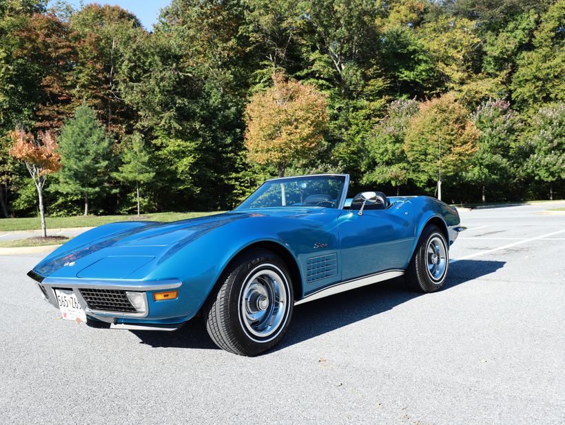 1971 Chevrolet Corvette Stingray Convertible With an Older Restoration