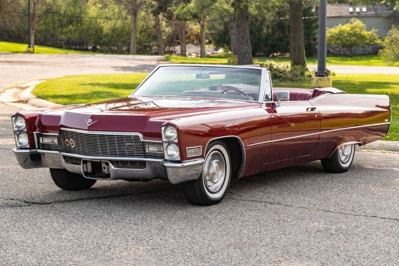 1968 Cadillac DeVille Convertible With a New Leather Interior