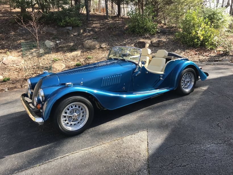 1977 Morgan Plus 8, 2 door Roadster with alloy body