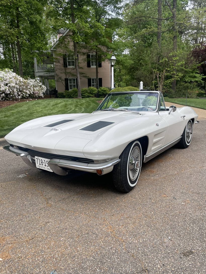 1963 Chevrolet Corvette Sting Ray Convertible With a Four-Speed and Factory Air