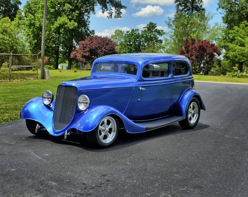 1934 Ford Victoria Street Rod With a 3.8-Liter Chevy V6