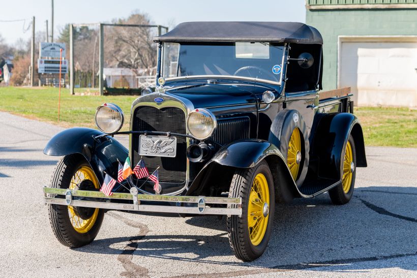 1931 Ford Model A Roadster Pickup With an Older Repaint