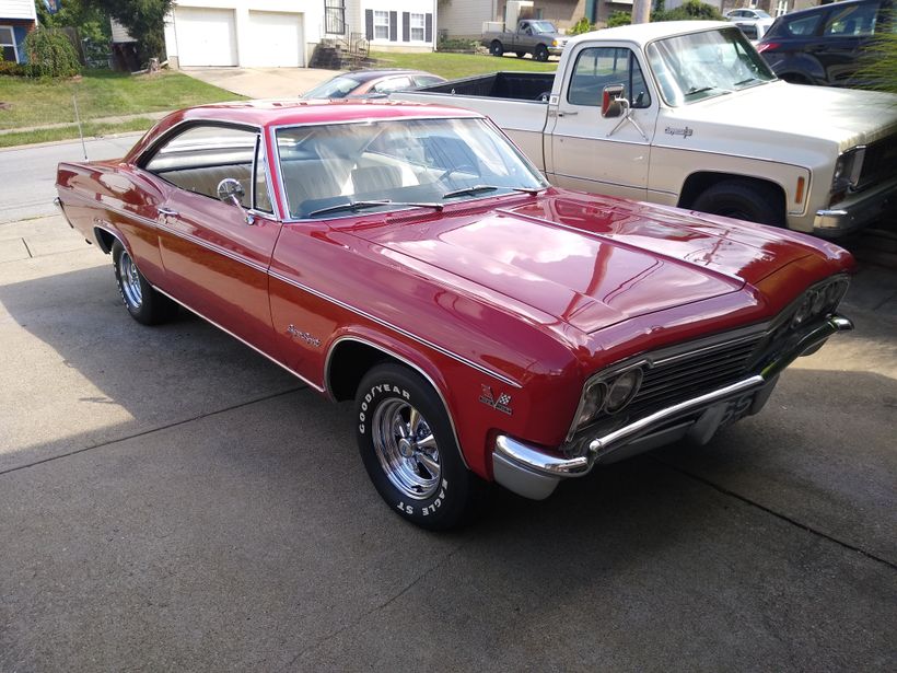 1966 Chevrolet Impala SS Sport Coupe With a Four-Speed