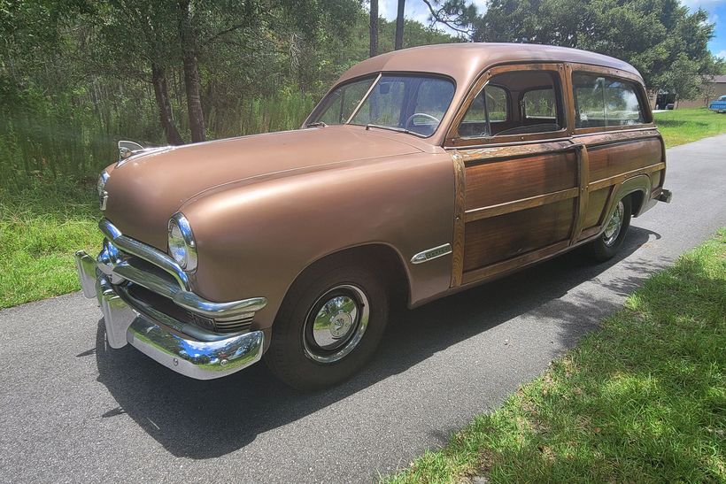 1950 Ford Custom Deluxe Woodie Wagon with a Flathead V8