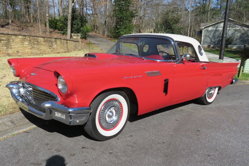 1957 Ford Thunderbird with a Dual-Quad Intake - Factory E-Code