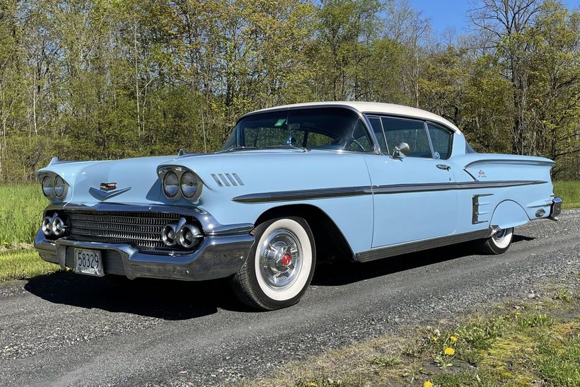 1958 Chevrolet Impala Sport Coupe with a 348 V-8