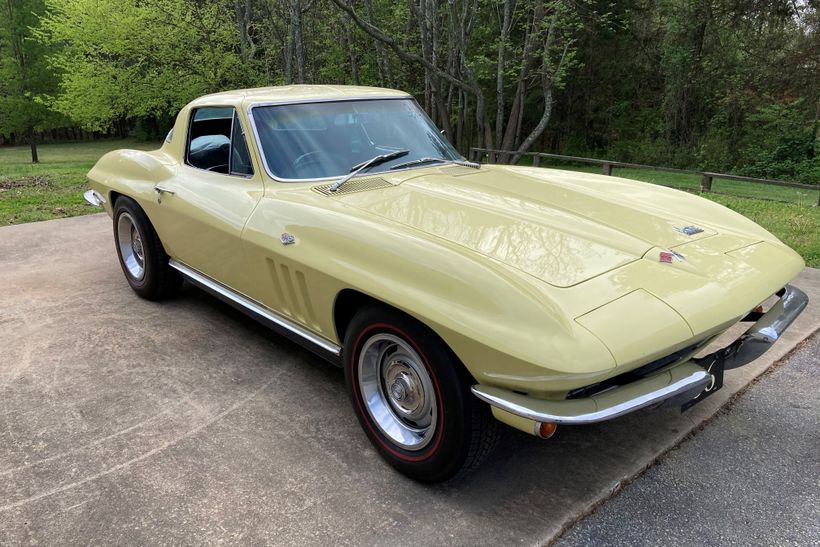 1966 Chevrolet Corvette Coupe with its 327