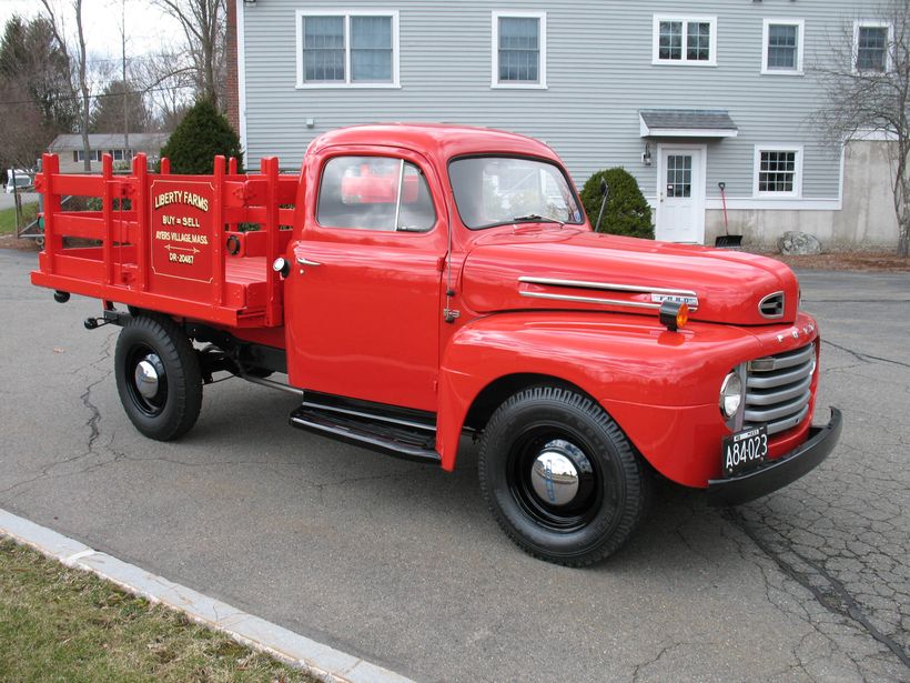 1949 Ford F3 Stake Body Flatbed Truck With Original Factory Stake Sides