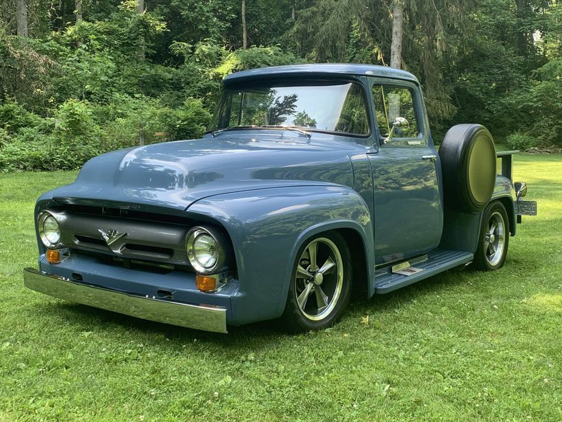 1956 Ford F100 Pickup Street Rod With a 5.0L Coyote V8