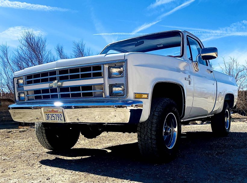 1986 Chevrolet K10 Silverado Fleetside 4x4 Shortbed Pickup