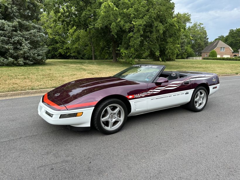 1995 Chevrolet Corvette Convertible Indy Pace Car Replica