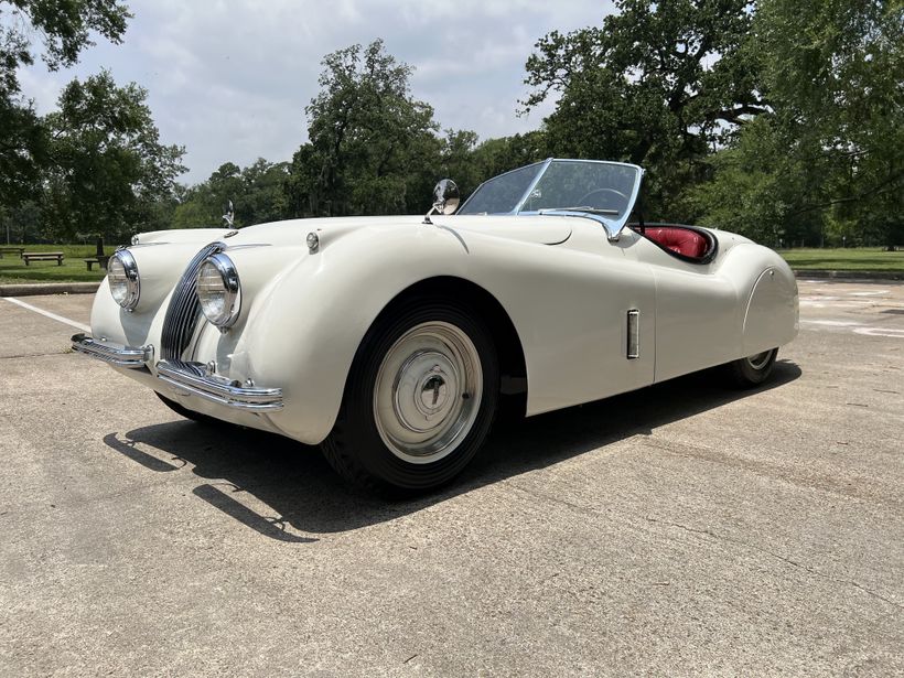 1953 Jaguar XK120 Roadster With an Older Restoration