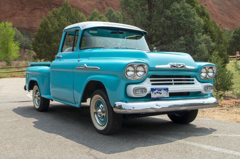 1958 Chevrolet 3100 Apache Custom Cab Stepside Pickup With Factory V8