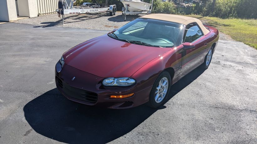 2000 Chevrolet Camaro Z28 Convertible With Less Than 9,500 Miles